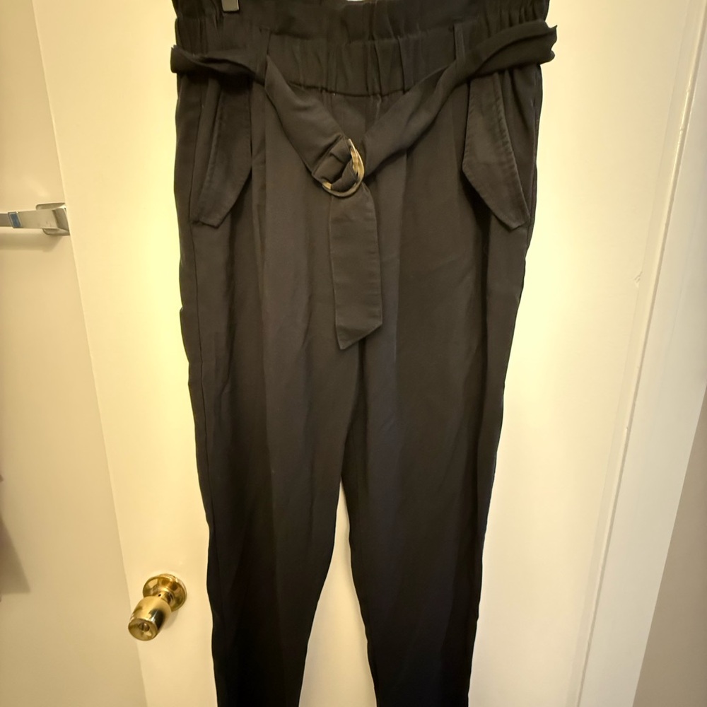 Dynamite Black Dress Pants Classic Straight-Leg